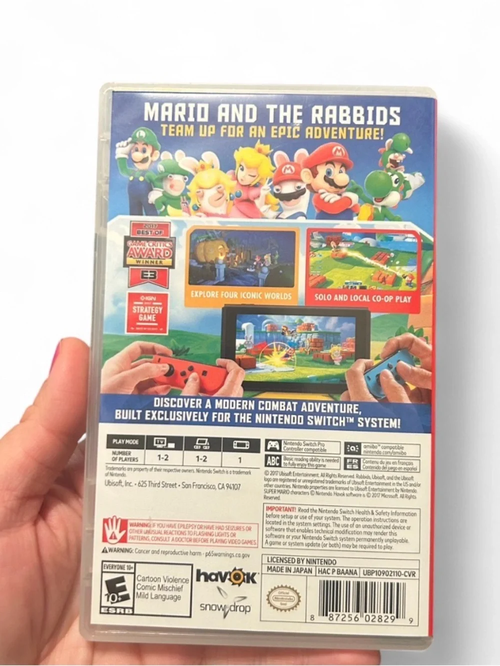 Mario + Rabbids Kingdom Battle for Nintendo Switch